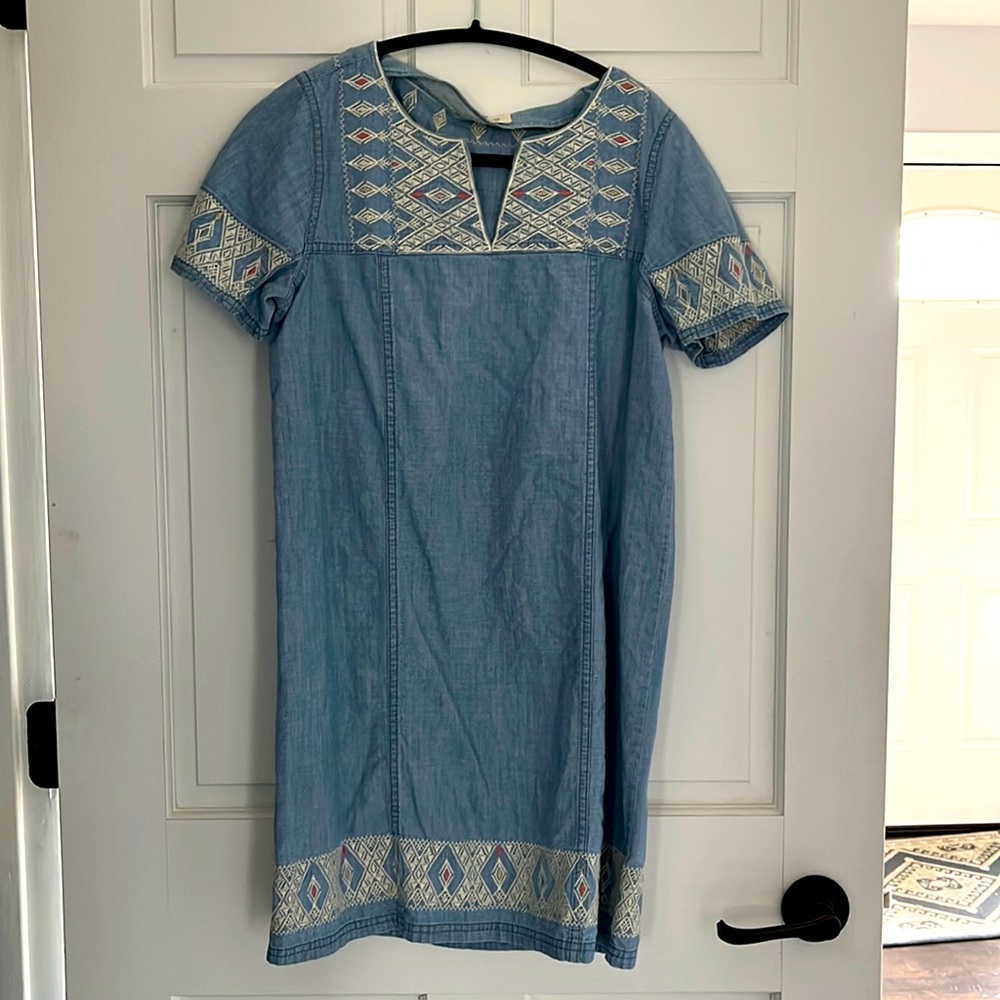 Madewell Embroidered dress